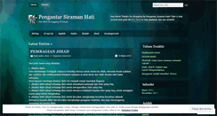 Desktop Screenshot of jiwasastra.wordpress.com