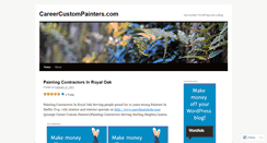 Desktop Screenshot of careercustompainters.wordpress.com