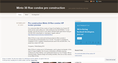 Desktop Screenshot of minto30roecondos.wordpress.com