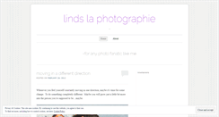 Desktop Screenshot of lindslaphotographie.wordpress.com