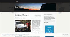 Desktop Screenshot of mountaintravels.wordpress.com