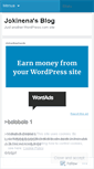 Mobile Screenshot of jokinena.wordpress.com