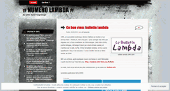 Desktop Screenshot of numerolambda.wordpress.com