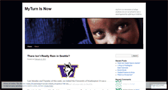 Desktop Screenshot of myturnisnow.wordpress.com