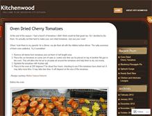 Tablet Screenshot of kitchenwood.wordpress.com