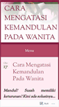 Mobile Screenshot of caramengatasikemandulanpadawanitaherbalku.wordpress.com