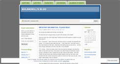 Desktop Screenshot of nolanokill.wordpress.com