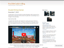 Tablet Screenshot of paulmccaskie.wordpress.com