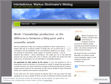 Tablet Screenshot of mstrohm.wordpress.com