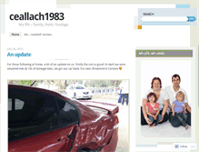 Tablet Screenshot of ceallach1983.wordpress.com