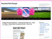 Tablet Screenshot of peacefulpinkpeople.wordpress.com