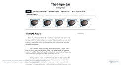 Desktop Screenshot of hopejar.wordpress.com