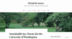 Desktop Screenshot of elizabethausten.wordpress.com