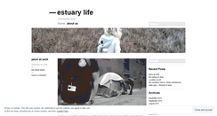 Desktop Screenshot of estuarylife.wordpress.com