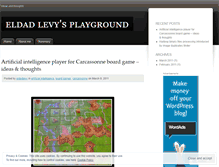 Tablet Screenshot of eldadlevy.wordpress.com