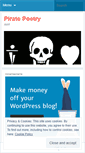 Mobile Screenshot of piratepoetry.wordpress.com