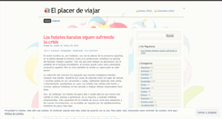 Desktop Screenshot of elplacerdeviajar.wordpress.com