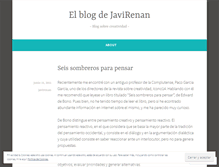 Tablet Screenshot of javirenan.wordpress.com