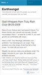 Mobile Screenshot of earthsangel.wordpress.com