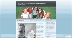 Desktop Screenshot of gemsclub.wordpress.com
