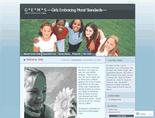 Tablet Screenshot of gemsclub.wordpress.com