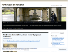 Tablet Screenshot of hathawaysofhaworth.wordpress.com