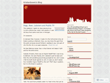 Tablet Screenshot of kristenbowie.wordpress.com
