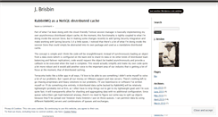 Desktop Screenshot of jbrisbin.wordpress.com