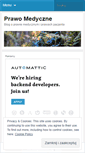 Mobile Screenshot of medyczneprawo.wordpress.com