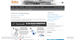 Desktop Screenshot of fettesmanagement.wordpress.com