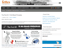 Tablet Screenshot of fettesmanagement.wordpress.com