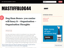 Tablet Screenshot of mastiffblog44.wordpress.com