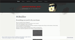 Desktop Screenshot of iphonesalad.wordpress.com