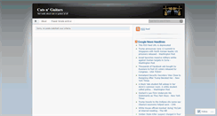 Desktop Screenshot of catsnguitars.wordpress.com