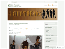 Tablet Screenshot of 4chicfreaks.wordpress.com