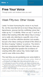 Mobile Screenshot of freeyourvoicepoems.wordpress.com