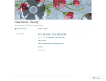 Tablet Screenshot of handmadetheory.wordpress.com