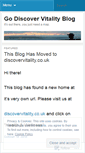 Mobile Screenshot of gdvitality.wordpress.com