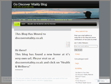 Tablet Screenshot of gdvitality.wordpress.com