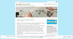 Desktop Screenshot of mittlillaknytte.wordpress.com