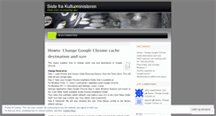 Desktop Screenshot of kulturministeren.wordpress.com