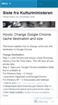 Mobile Screenshot of kulturministeren.wordpress.com