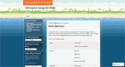 Desktop Screenshot of annedavidtravel.wordpress.com