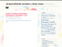 Tablet Screenshot of angelasociales.wordpress.com