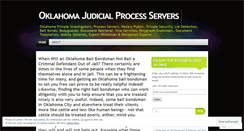 Desktop Screenshot of oklahomajudicialprocessservers.wordpress.com