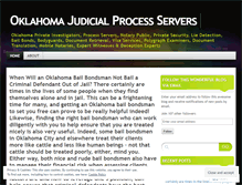 Tablet Screenshot of oklahomajudicialprocessservers.wordpress.com