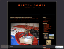 Tablet Screenshot of marthagomez.wordpress.com
