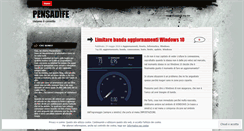 Desktop Screenshot of pensadife.wordpress.com