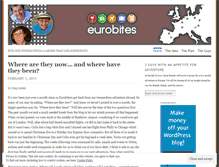 Tablet Screenshot of eurobites.wordpress.com