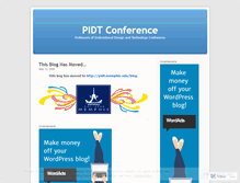 Tablet Screenshot of pidt.wordpress.com